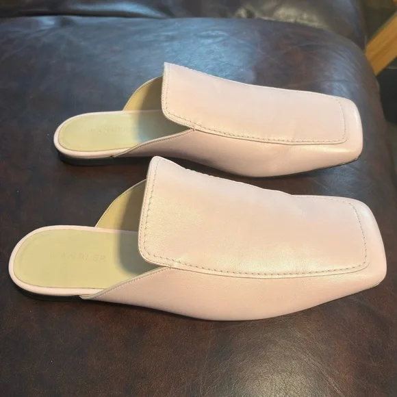 Wandler size 38 Easter pink leather mules